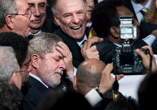 The ex-president was overcome when Rio was named host. Construction of Olympic Park began three years later.